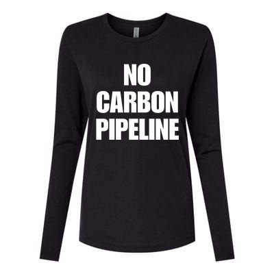 No Carbon Pipeline Womens Cotton Relaxed Long Sleeve T-Shirt