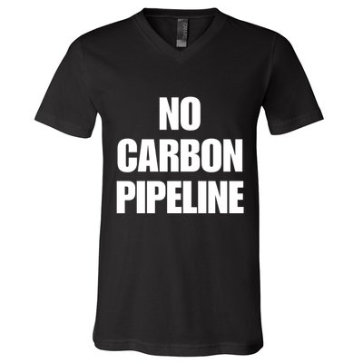 No Carbon Pipeline V-Neck T-Shirt