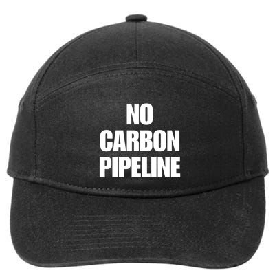 No Carbon Pipeline 7-Panel Snapback Hat