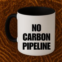 No Carbon Pipeline Mug