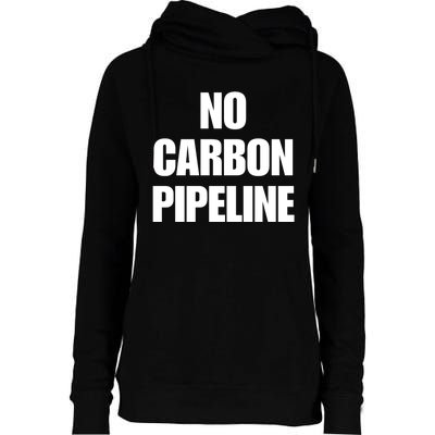 No Carbon Pipeline Womens Funnel Neck Pullover Hood