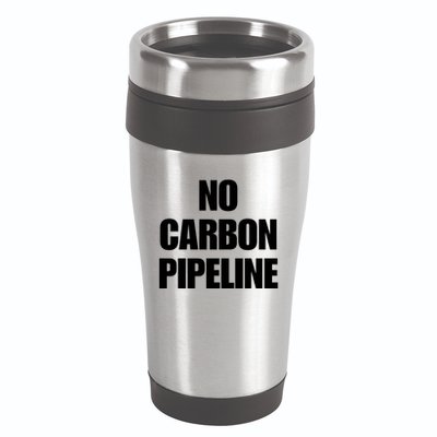 No Carbon Pipeline 16oz Travel Tumbler