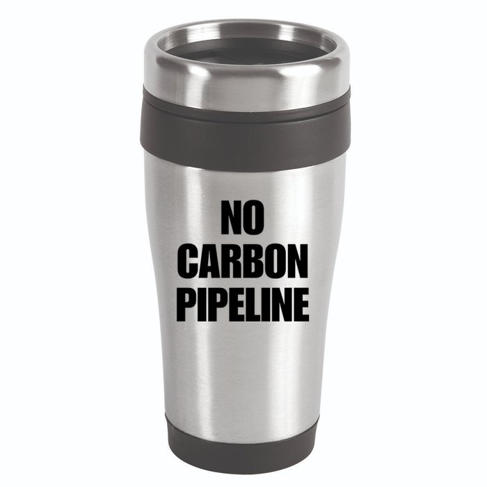 No Carbon Pipeline 16oz Travel Tumbler