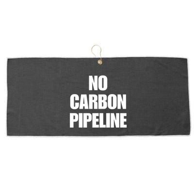 No Carbon Pipeline Large Microfiber Waffle Golf Towel