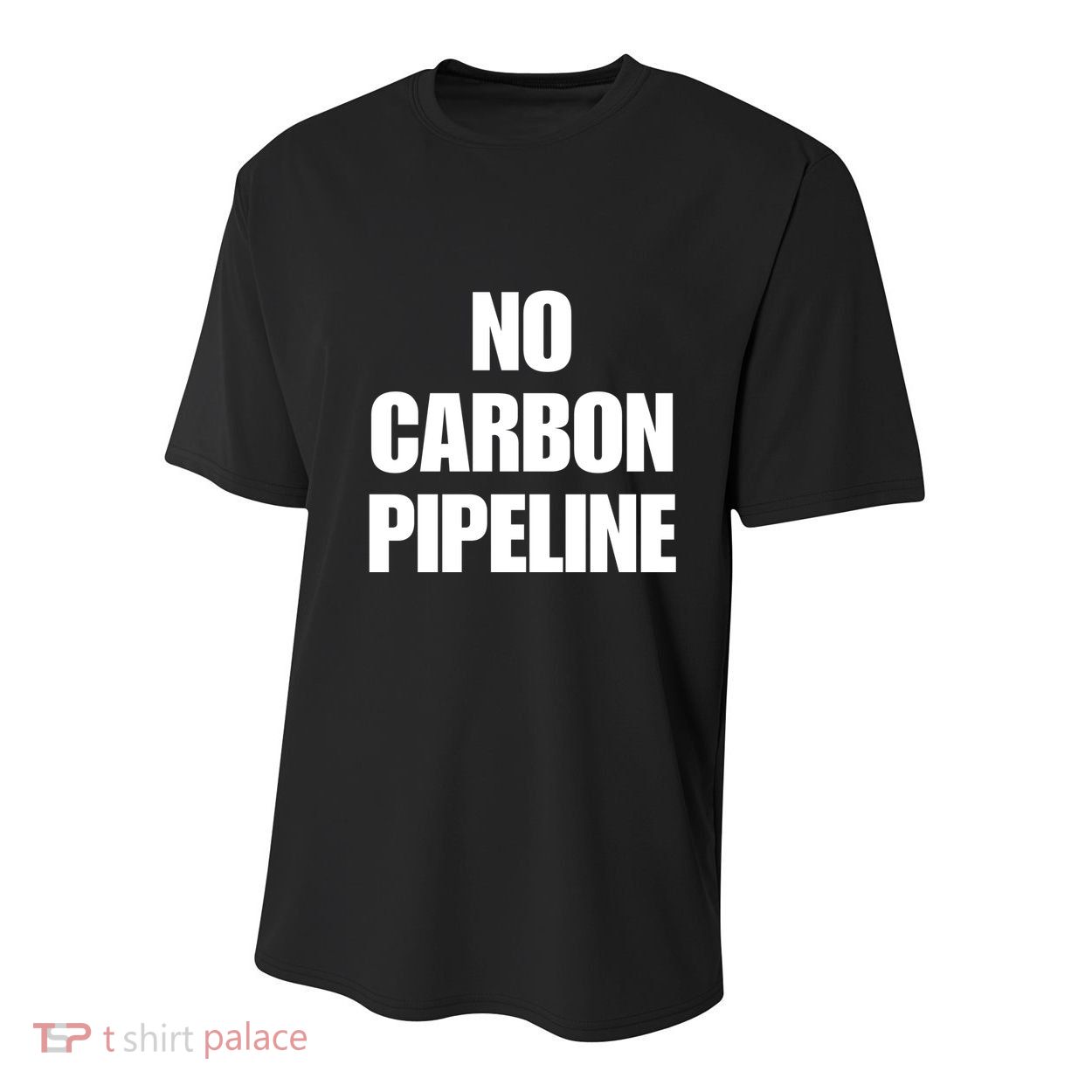 No Carbon Pipeline Youth Performance Sprint T-Shirt