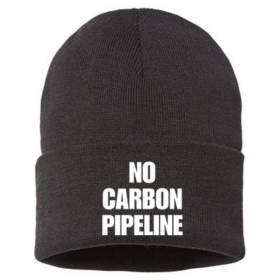 No Carbon Pipeline Sustainable Knit Beanie