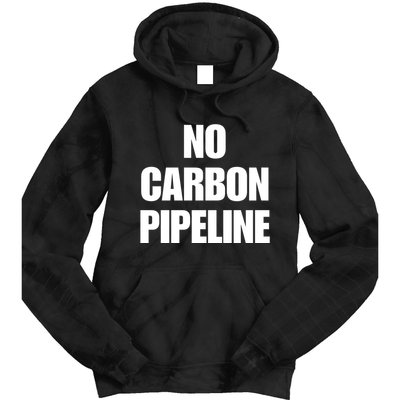 No Carbon Pipeline Tie Dye Hoodie