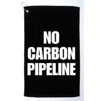 No Carbon Pipeline Golf Towel