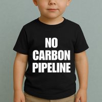 No Carbon Pipeline Toddler T-Shirt