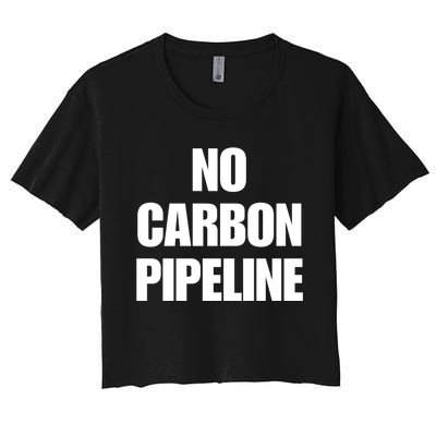 No Carbon Pipeline Women's Crop Top Tee