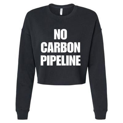 No Carbon Pipeline Cropped Pullover Crew