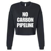 No Carbon Pipeline Cropped Pullover Crew