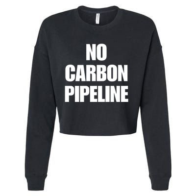 No Carbon Pipeline Cropped Pullover Crew