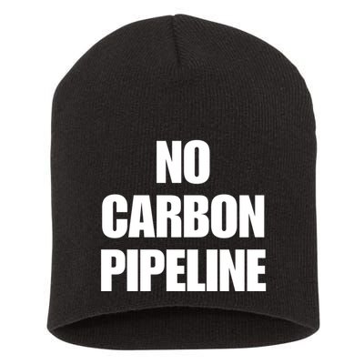 No Carbon Pipeline Short Acrylic Beanie