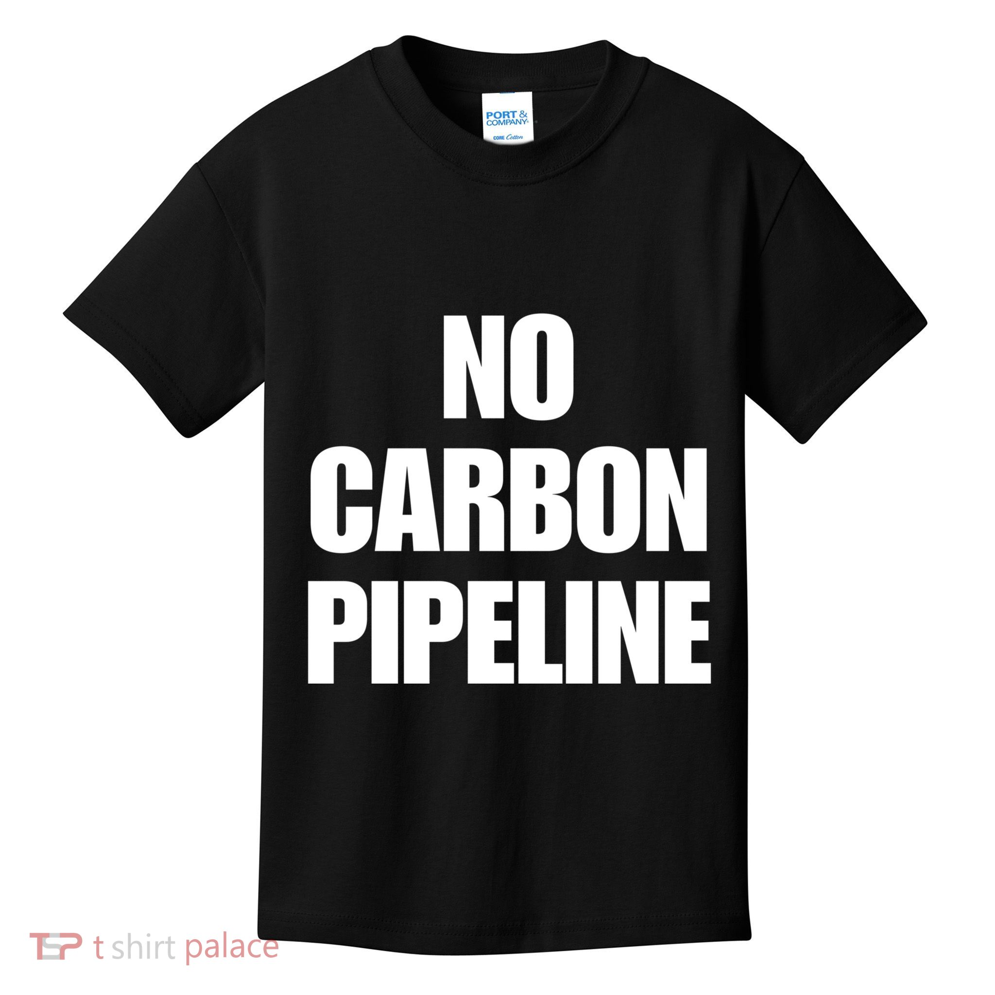 No Carbon Pipeline Kids T-Shirt