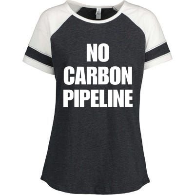 No Carbon Pipeline Enza Ladies Jersey Colorblock Tee