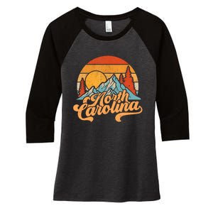 North Carolina Pride North Carolina Holiday North Carolina Women's Tri-Blend 3/4-Sleeve Raglan Shirt