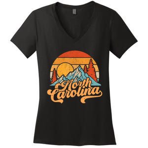 North Carolina Pride North Carolina Holiday North Carolina Women's V-Neck T-Shirt