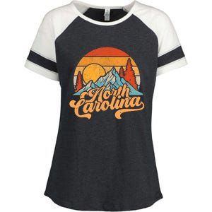 North Carolina Pride North Carolina Holiday North Carolina Enza Ladies Jersey Colorblock Tee