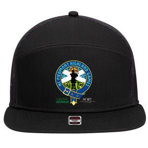 North Carolina Piedmont Highland Games Piper Edition 7 Panel Mesh Trucker Snapback Hat