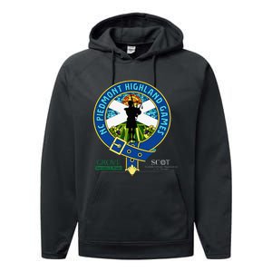 North Carolina Piedmont Highland Games Piper Edition Performance Fleece Hoodie