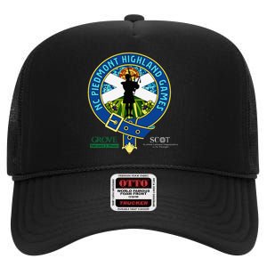 North Carolina Piedmont Highland Games Piper Edition High Crown Mesh Back Trucker Hat