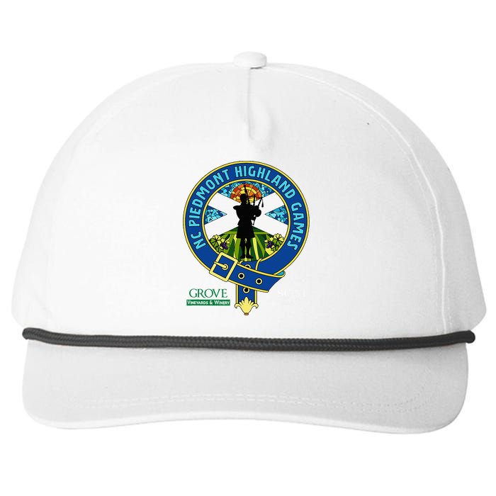 North Carolina Piedmont Highland Games Piper Edition Snapback Five-Panel Rope Hat