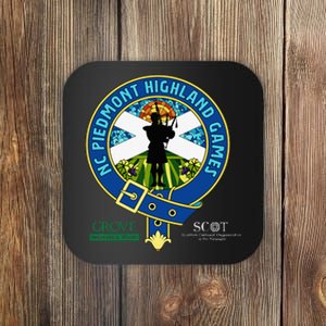 North Carolina Piedmont Highland Games Piper Edition Coaster