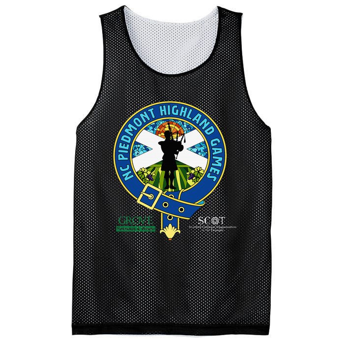 North Carolina Piedmont Highland Games Piper Edition Mesh Reversible Basketball Jersey Tank