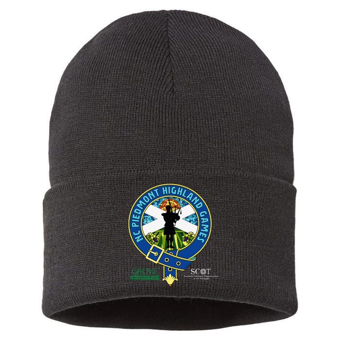 North Carolina Piedmont Highland Games Piper Edition Sustainable Knit Beanie