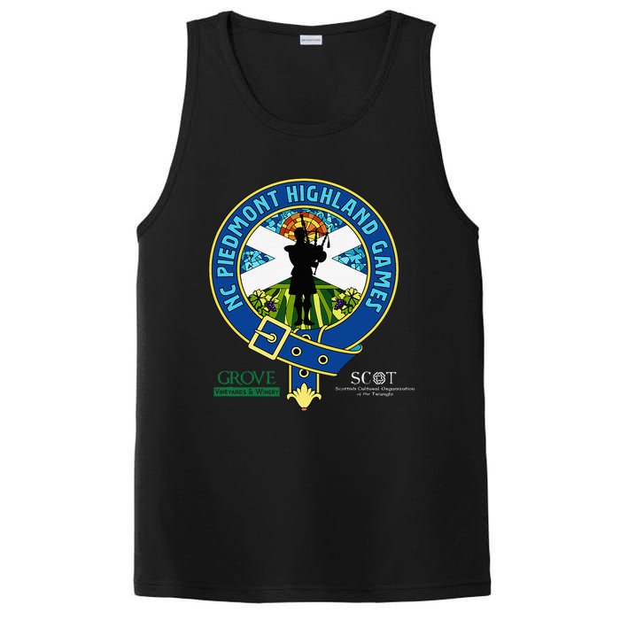 North Carolina Piedmont Highland Games Piper Edition PosiCharge Competitor Tank