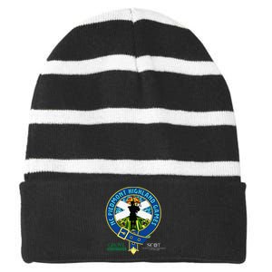 North Carolina Piedmont Highland Games Piper Edition Striped Beanie with Solid Band