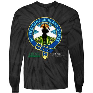 North Carolina Piedmont Highland Games Piper Edition Tie-Dye Long Sleeve Shirt