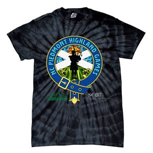 North Carolina Piedmont Highland Games Piper Edition Tie-Dye T-Shirt