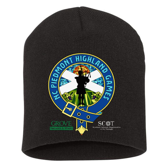 North Carolina Piedmont Highland Games Piper Edition Short Acrylic Beanie