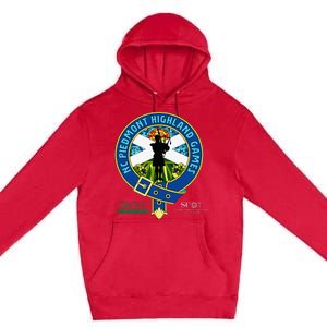 North Carolina Piedmont Highland Games Piper Edition Premium Pullover Hoodie