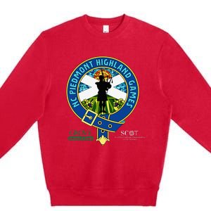 North Carolina Piedmont Highland Games Piper Edition Premium Crewneck Sweatshirt