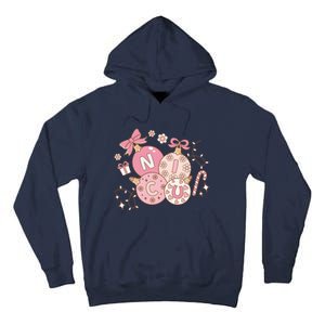 Nicu Christmas Pink Intensive Care Unit Nurse Christmas Tall Hoodie