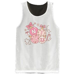 Nicu Christmas Pink Intensive Care Unit Nurse Christmas Mesh Reversible Basketball Jersey Tank