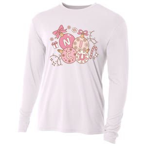 Nicu Christmas Pink Intensive Care Unit Nurse Christmas Cooling Performance Long Sleeve Crew