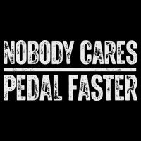 Nobody Cares Pedal Faster Cool Cycling Humor Youth Performance Sprint T-Shirt