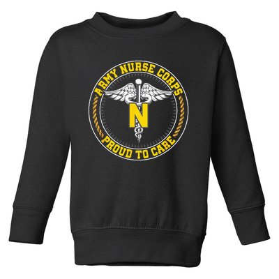 Nurse Corps Proud To Care Toddler Sweatshirt