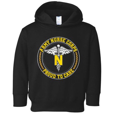 Nurse Corps Proud To Care Toddler Hoodie