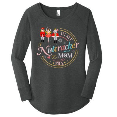 Nutcracker Christmas Quote In My Nutcracker Mom Era Women's Perfect Tri Tunic Long Sleeve Shirt