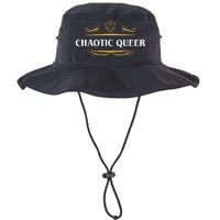 Nerdy Chaotic Queer Lgbt Pride Polyhedral D20 Dice Legacy Cool Fit Booney Bucket Hat