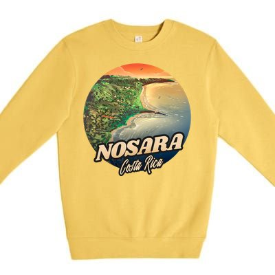 Nosara Costa Rica Touristic Premium Crewneck Sweatshirt