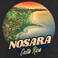 Nosara Costa Rica Touristic 7 Panel Mesh Trucker Snapback Hat