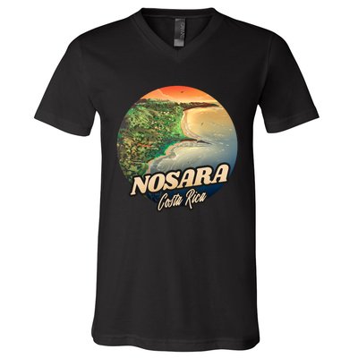 Nosara Costa Rica Touristic V-Neck T-Shirt