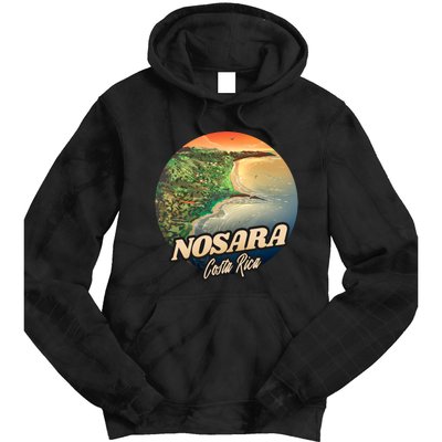 Nosara Costa Rica Touristic Tie Dye Hoodie