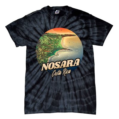 Nosara Costa Rica Touristic Tie-Dye T-Shirt